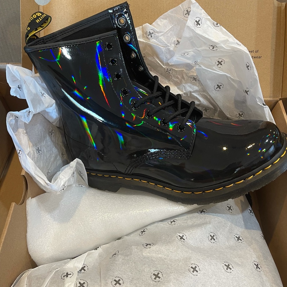 Dr. Martens Airwair Rainbow Black boots size US 11
